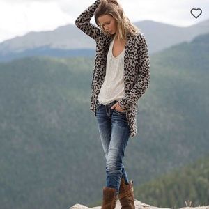 Daytrip Leopard Print Long Cardigan